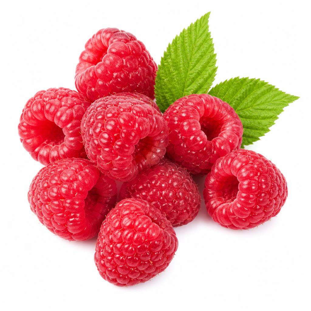 Fresh raspberries