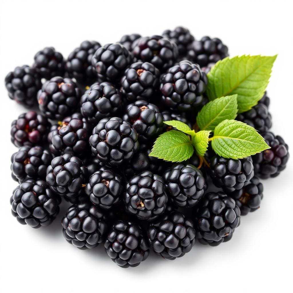 Fresh blackberries